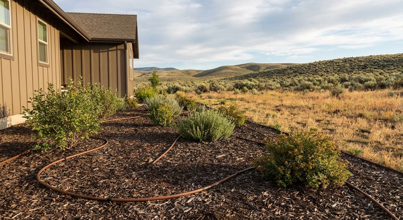 French drain installation