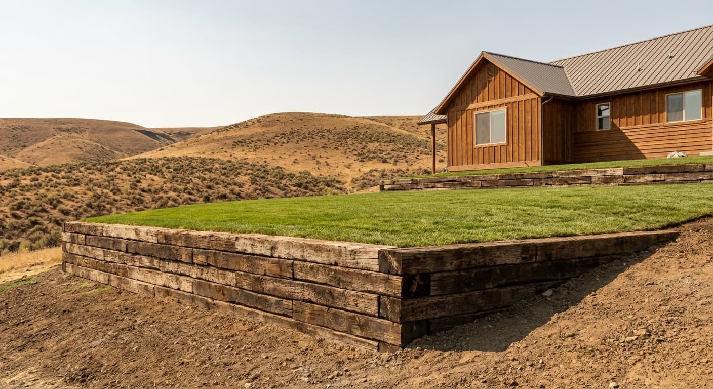 Natural stone wall