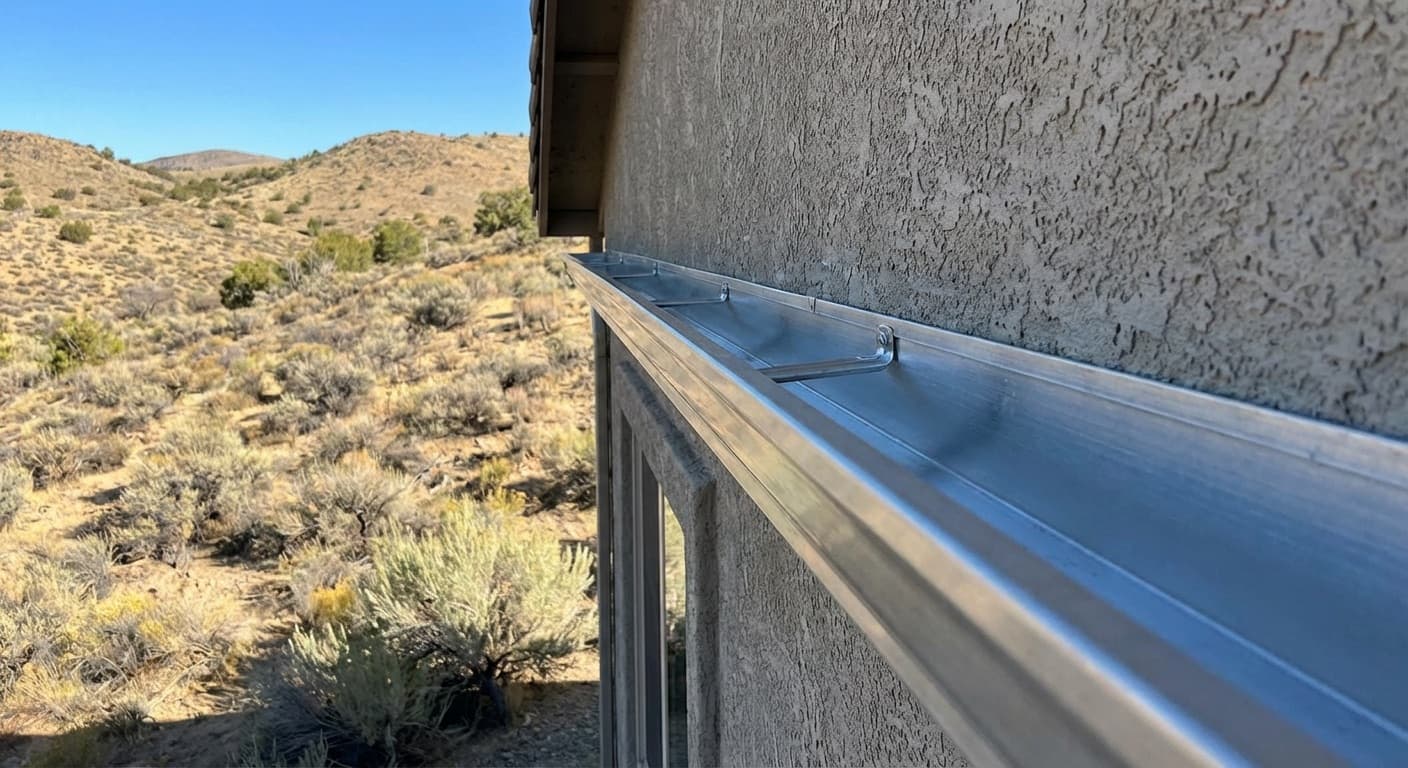 Professional gutter cleaning on a Columbia Basin home