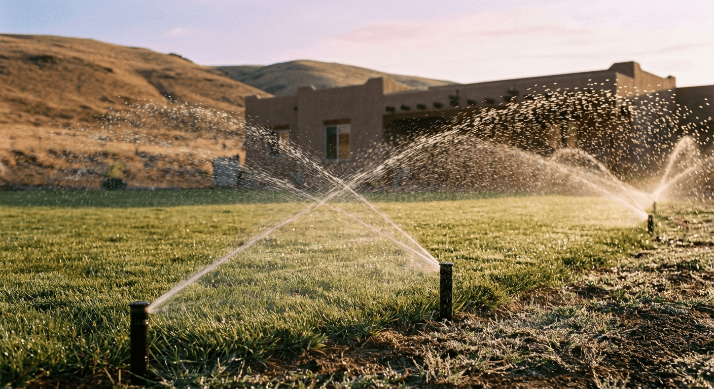 Instalación de sistema de riego