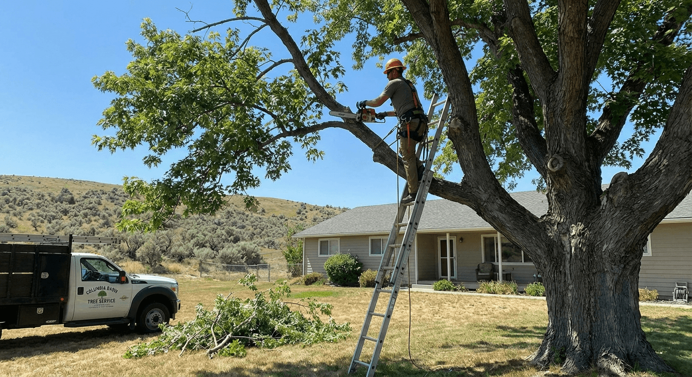 Tree trimming service in the Columbia Basin