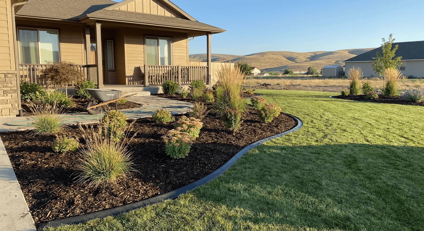 Patio restaurado despues de limpieza completa